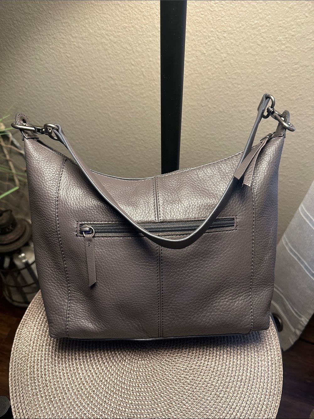 The Sak Alameda hobo Bag in Slate Gray Leather